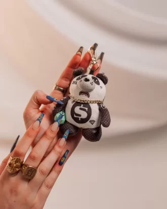 PANDA SKI MASK BEAR KEYCHAIN PANDA SKI MASK BEAR KEYCHAIN