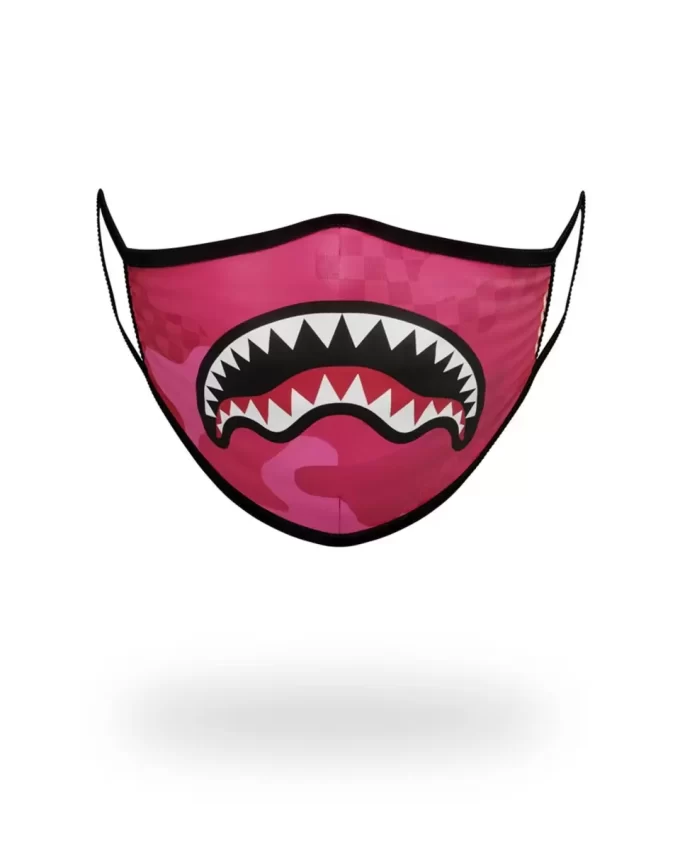 PINK ANIME SHARK FORM-FITTING MASK PINK ANIME SHARK FORM-FITTING MASK