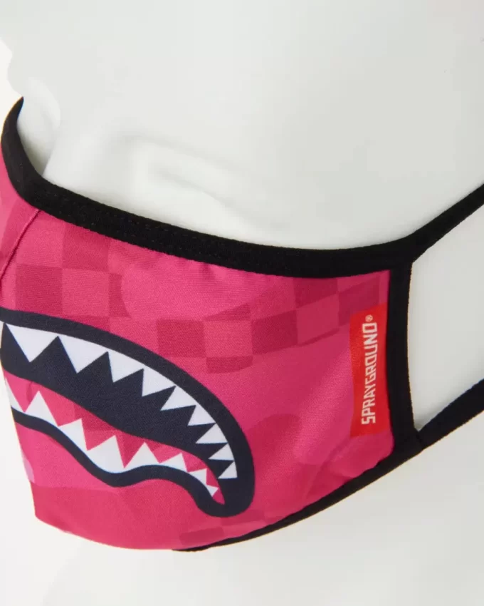PINK ANIME SHARK FORM-FITTING MASK PINK ANIME SHARK FORM-FITTING MASK