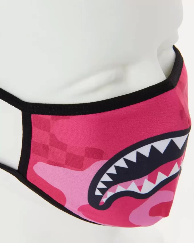 PINK ANIME SHARK FORM-FITTING MASK PINK ANIME SHARK FORM-FITTING MASK