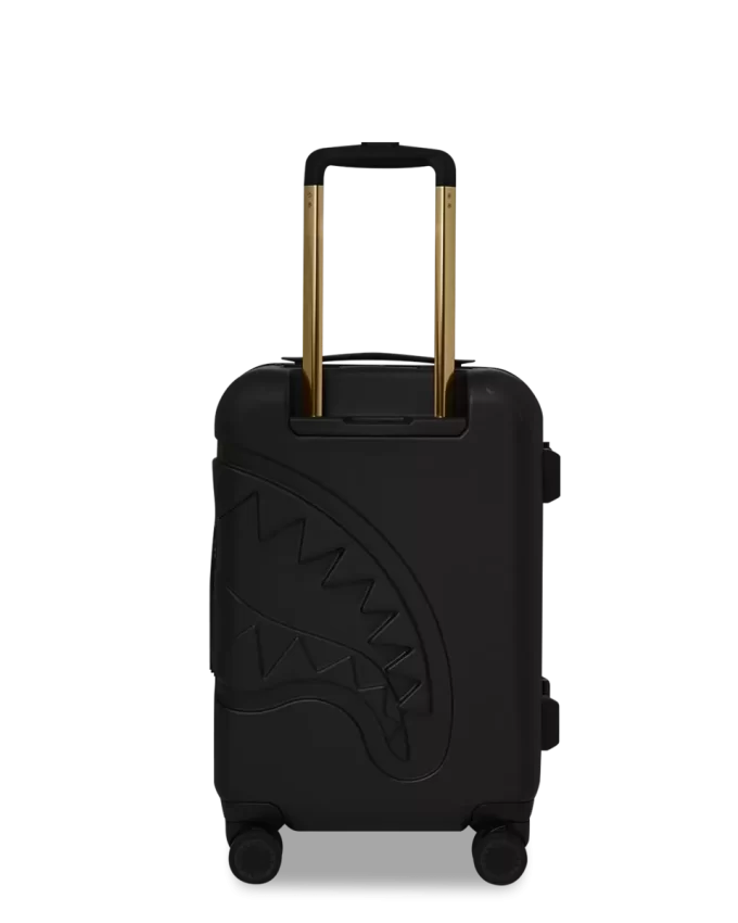 REALITY CHECK SHARKITECTURE CARRY-ON JETBLACK LUGGAGE (GOLD HARDWARE) REALITY CHECK SHARKITECTURE CARRY-ON JETBLACK LUGGAGE (GOLD HARDWARE)