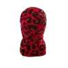 RED LEOPARD GOLD SHARK MOUTH SKI MASK