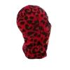 RED LEOPARD GOLD SHARK MOUTH SKI MASK