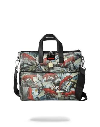 RED LEOPARD MONEY TRAVEL CASE