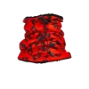 RED LEOPARD NECK WARMER