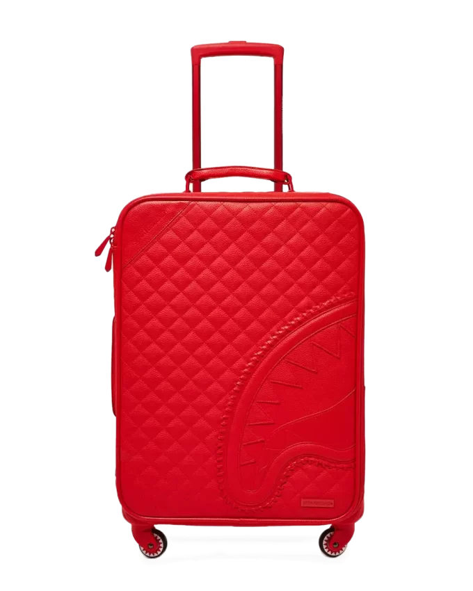 RED RIVIERA JETSETTER CARRY-ON LUGGAGE RED RIVIERA JETSETTER CARRY-ON LUGGAGE