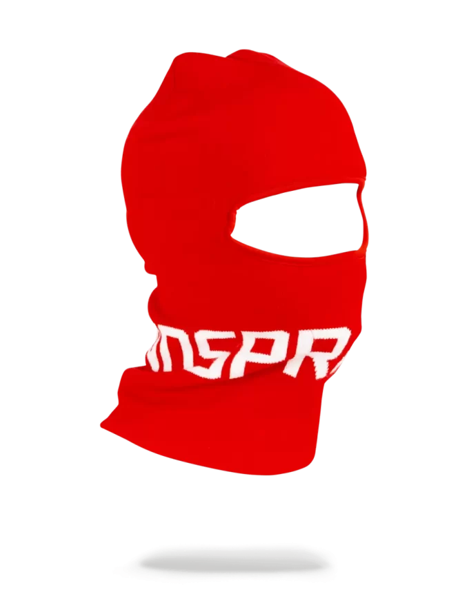 RED SPRAYGROUND LOGO SKI MASK RED SPRAYGROUND LOGO SKI MASK