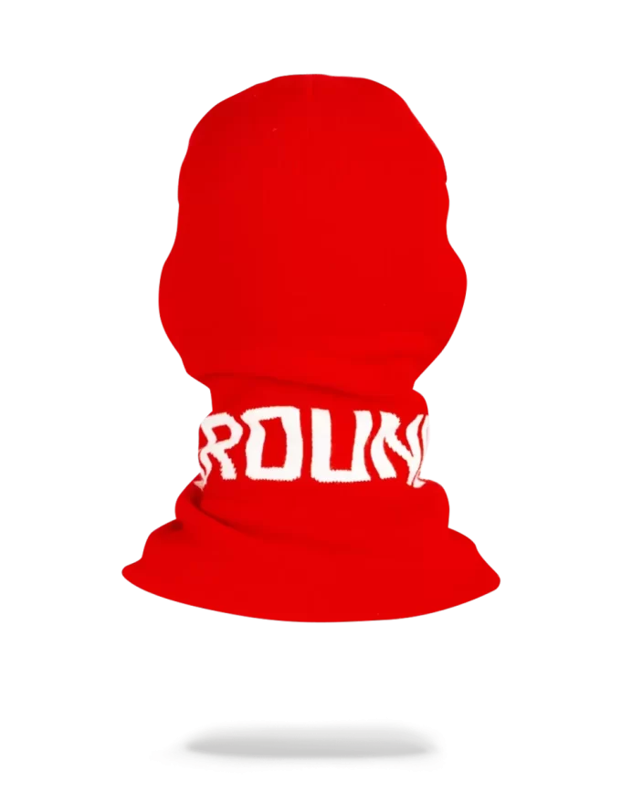 RED SPRAYGROUND LOGO SKI MASK RED SPRAYGROUND LOGO SKI MASK