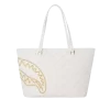 RIVIERA LE BLANC GOLD CHAIN SHARK TOTE RIVIERA LE BLANC GOLD CHAIN SHARK TOTE