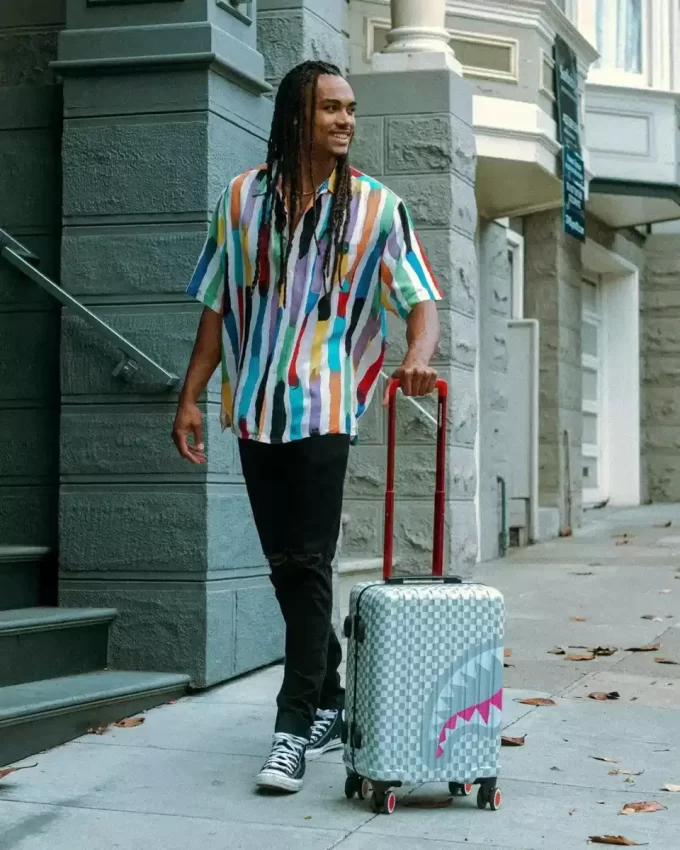 ROSE ALL DAY LA PALAIS SHARKNAUTICS HARDSHELL CARRY-ON LUGGAGE ROSE ALL DAY LA PALAIS SHARKNAUTICS HARDSHELL CARRY-ON LUGGAGE