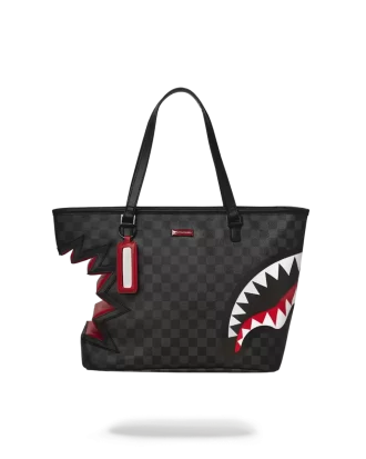 SHARK BITE SHARKS IN PARIS GRAY TOTE