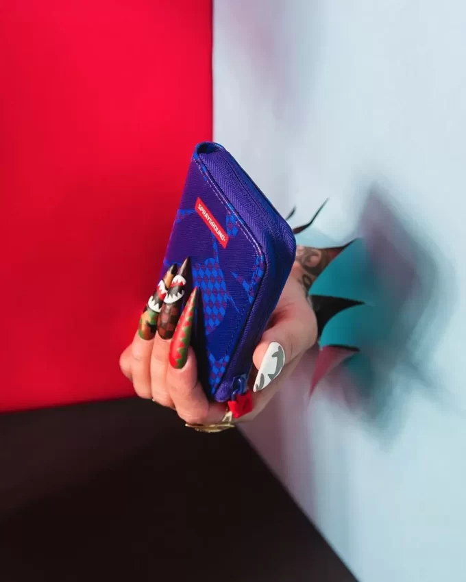 SHARK CHECK (BLUE) WALLET SHARK CHECK (BLUE) WALLET