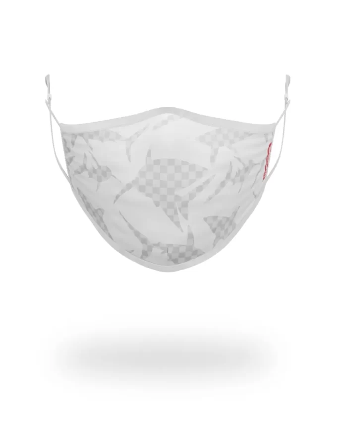 SHARK CHECK (WHITE) FACE MASK SHARK CHECK (WHITE) FACE MASK