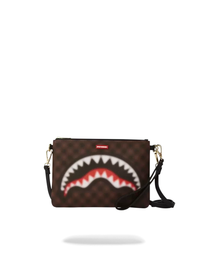 SHARKS IN PARIS BLUR EFFECT CROSSOVER CLUTCH