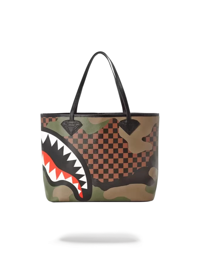 SHARKS IN PARIS (CAMO EDITION) TOTE SHARKS IN PARIS (CAMO EDITION) TOTE