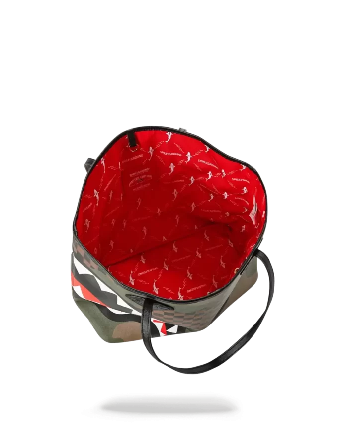 SHARKS IN PARIS (CAMO EDITION) TOTE SHARKS IN PARIS (CAMO EDITION) TOTE