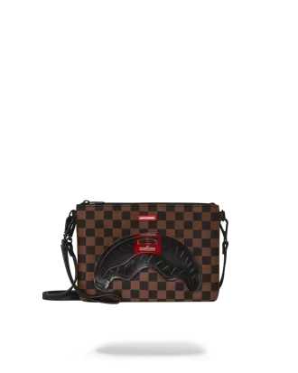 SHARKS IN PARIS CLEAR FOR TAKEOFF CROSSOVER CLUTCH WITH STRAP