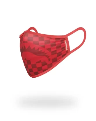 SHARKS IN PARIS (RED) FORM-FITTING MASK