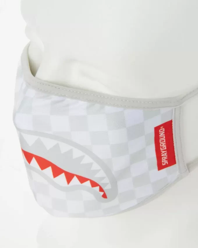 SHARKS IN PARIS (WHITE) FORM-FITTING MASK SHARKS IN PARIS (WHITE) FORM-FITTING MASK