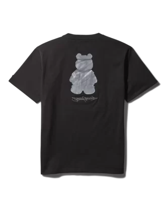 SHORT SLEEVE GRAPHIC MONEY BEAR T-SHIRT (BLACK)