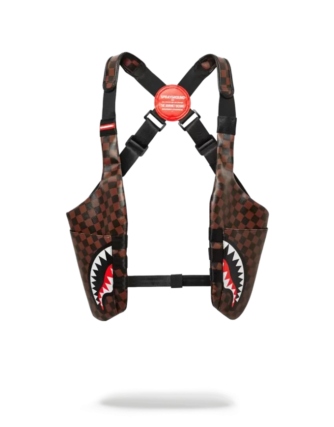 SIDE SHARKS IN PARIS SHOULDER PACK