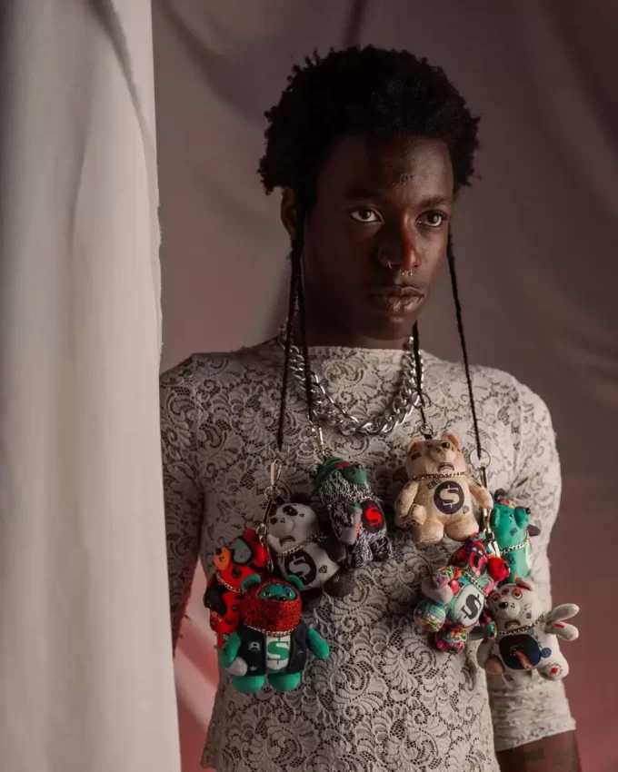 SKI MASK BEAR KEYCHAIN