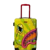 SLIME DIME SHARKNAUTICS HARDSHELL CARRY-ON LUGGAGE SLIME DIME SHARKNAUTICS HARDSHELL CARRY-ON LUGGAGE