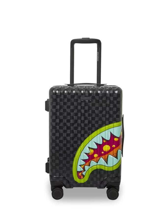 SLIME TAKEOVER HARD SHELL CARRY-ON LUGGAGE SLIME TAKEOVER HARD SHELL CARRY-ON LUGGAGE