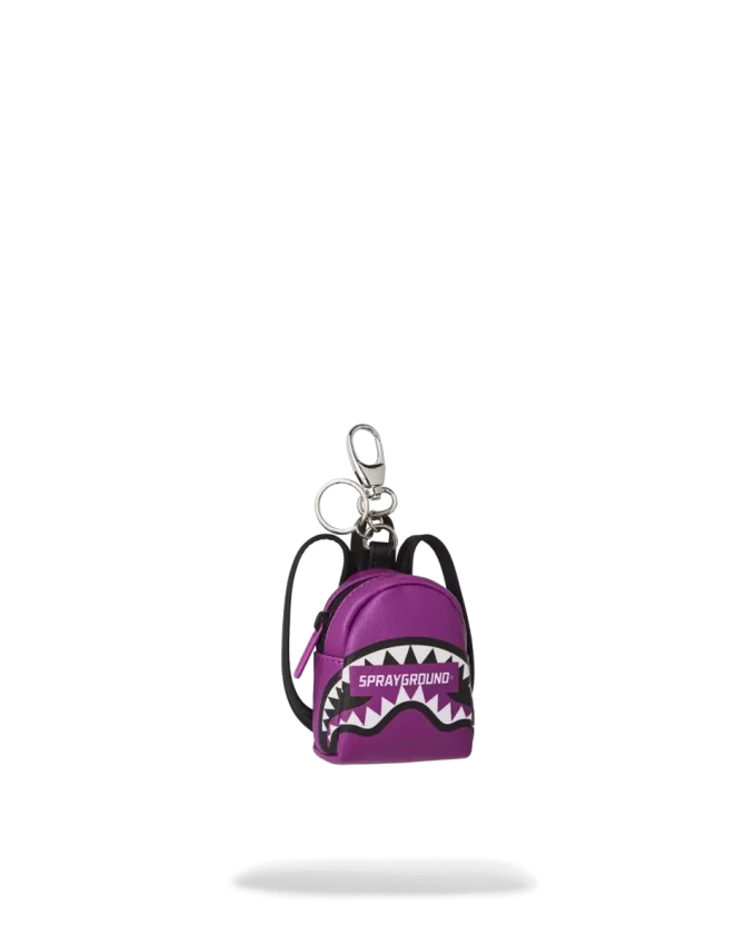 SMASH LOGO VIOLA BACKPACK KEYCHAIN