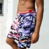 SPLIT CAMO CORTO SWIM TRUNKS SPLIT CAMO CORTO SWIM TRUNKS
