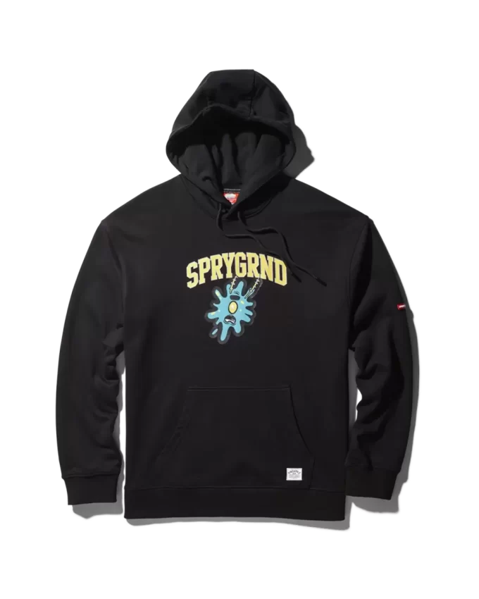SPONGEBOB SPLAT HOODIE (BLACK) SPONGEBOB SPLAT HOODIE (BLACK)