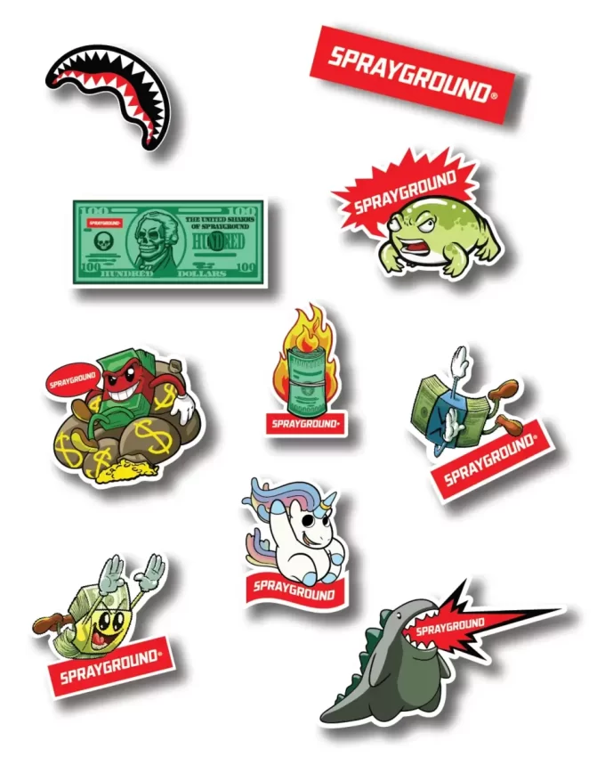 SPRAYGROUND STICKER 10 PACK SPRAYGROUND STICKER 10 PACK