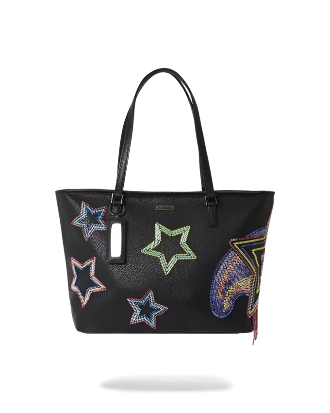 STAR RACER A.I.7 SANDFLOWER COLLAB BEADED TOTE STAR RACER A.I.7 SANDFLOWER COLLAB BEADED TOTE