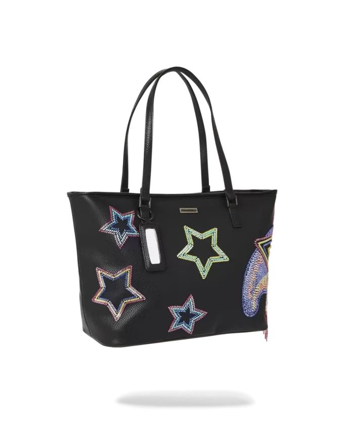 STAR RACER A.I.7 SANDFLOWER COLLAB BEADED TOTE STAR RACER A.I.7 SANDFLOWER COLLAB BEADED TOTE