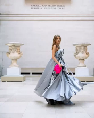 THE MET CANOVA MEDUSA HANDBAG (PINK)