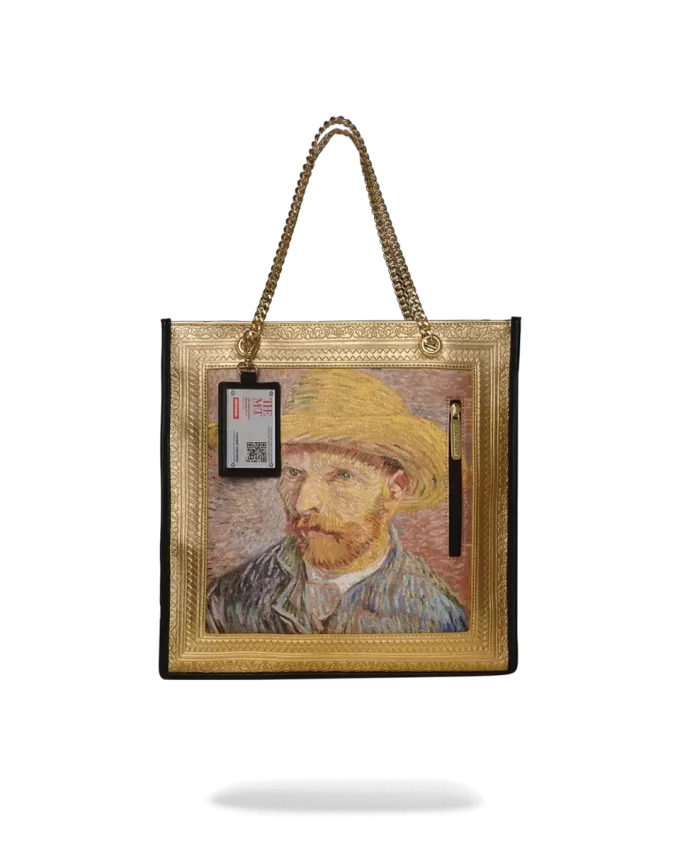 THE MET VAN GOGH FRAMED SELF-PORTRAIT TOTE THE MET VAN GOGH FRAMED SELF-PORTRAIT TOTE
