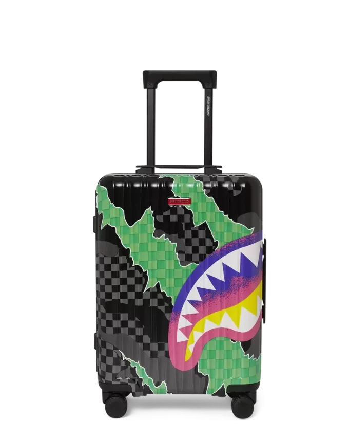 THE WILD ONE SHARKNAUTICS HARDSHELL CARRY-ON LUGGAGE THE WILD ONE SHARKNAUTICS HARDSHELL CARRY-ON LUGGAGE