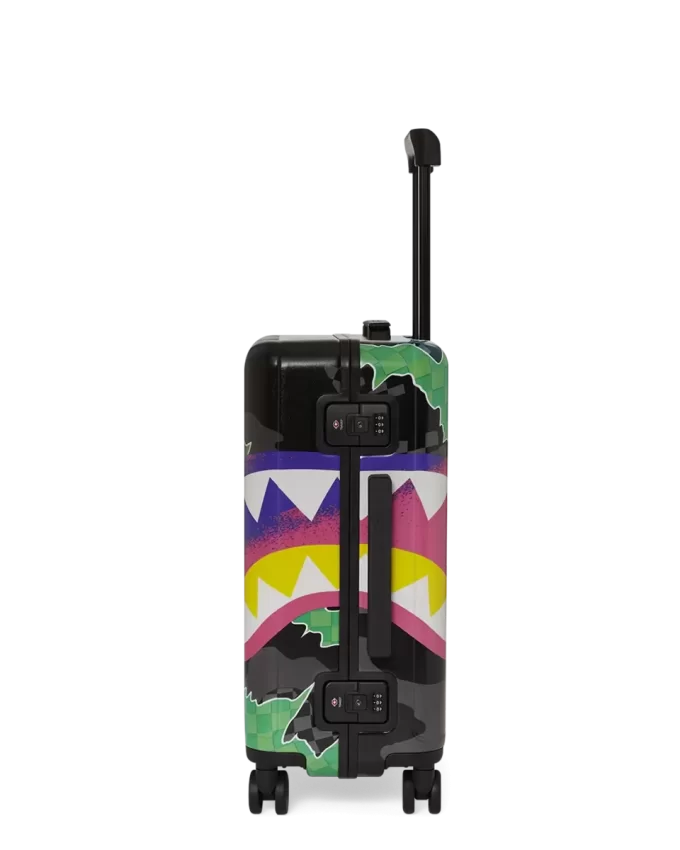 THE WILD ONE SHARKNAUTICS HARDSHELL CARRY-ON LUGGAGE THE WILD ONE SHARKNAUTICS HARDSHELL CARRY-ON LUGGAGE