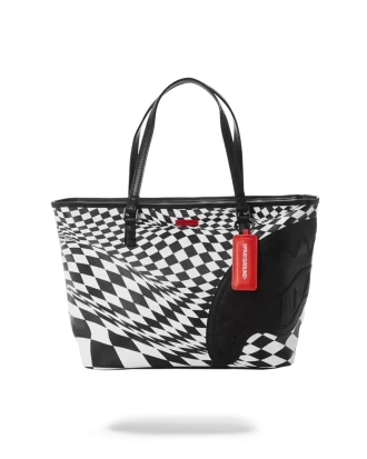 TRIPPY CHECK TOTE