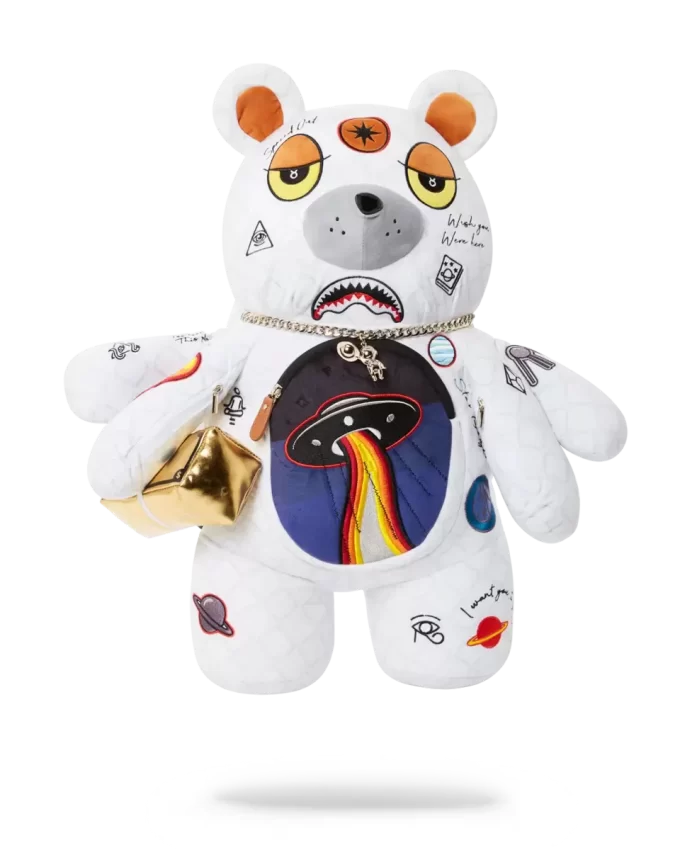UFO SPACED OUT MONEYBEAR TEDDYBEAR BACKPACK UFO SPACED OUT MONEYBEAR TEDDYBEAR BACKPACK