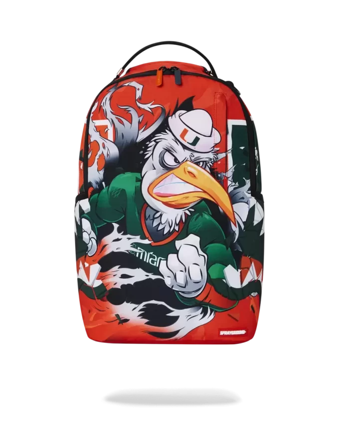 UNIVERSITY OF MIAMI CLAP BACK DLXSR BACKPACK UNIVERSITY OF MIAMI CLAP BACK DLXSR BACKPACK