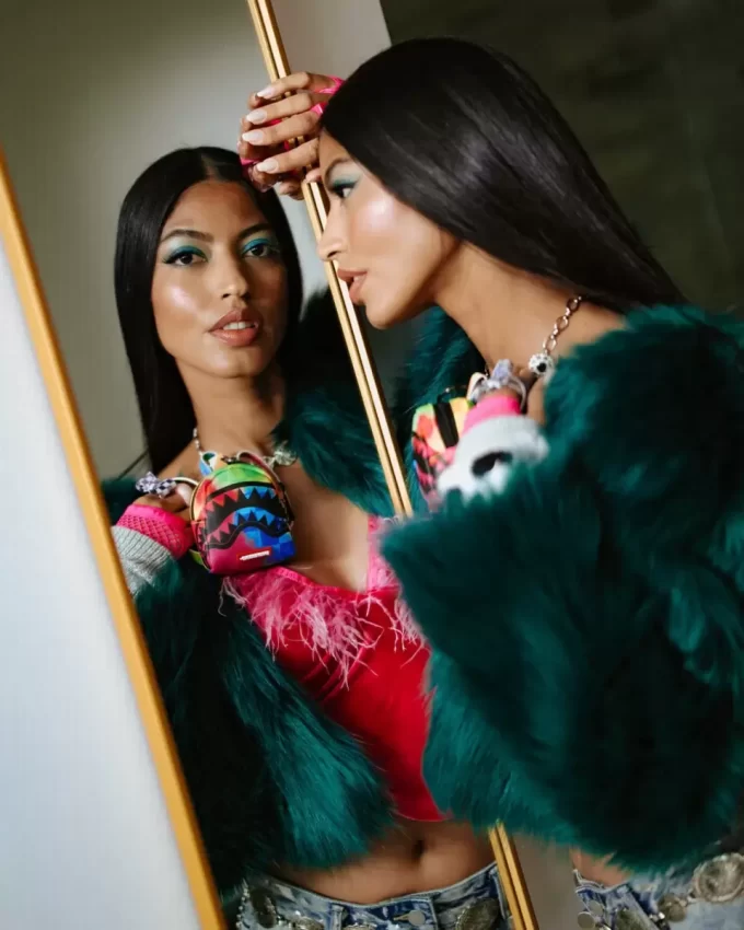 VIVID LIVID AND SPLIVID BACKPACK KEYCHAIN