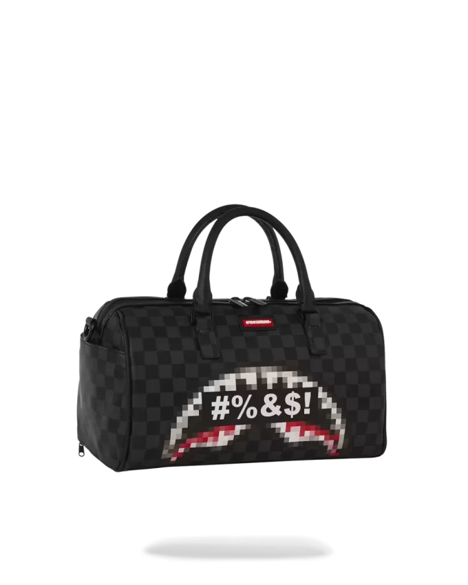 WHAT THE BEEP’ SHARK MINI DUFFLE WHAT THE BEEP’ SHARK MINI DUFFLE