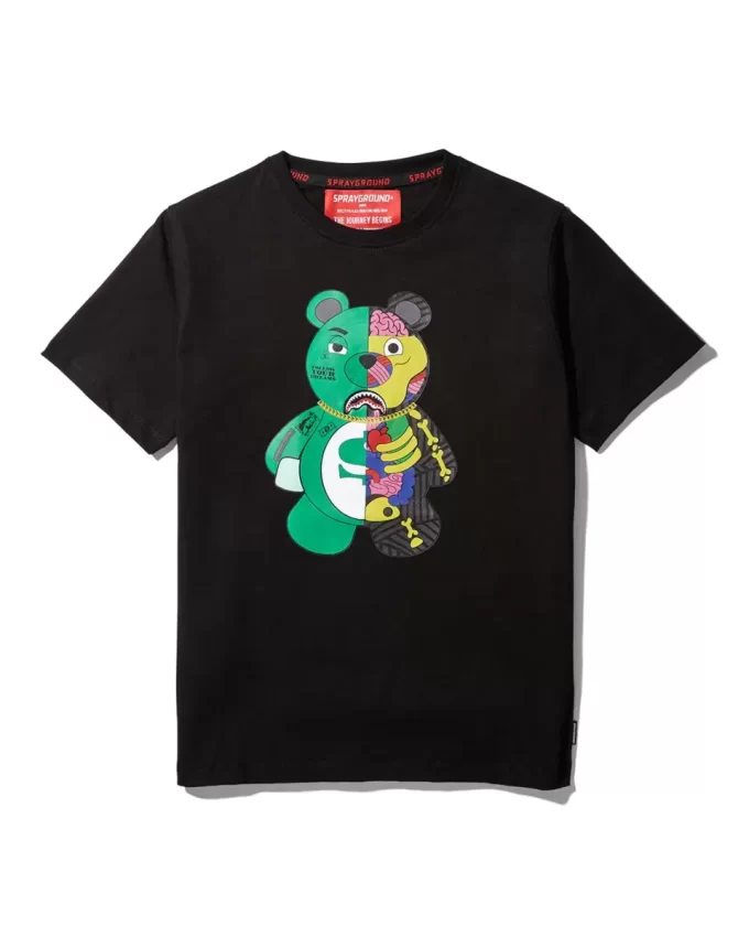 YOUTH ANATOMY BEAR T-SHIRT BLACK