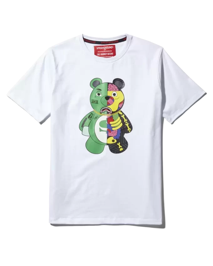 YOUTH ANATOMY BEAR T-SHIRT WHITE