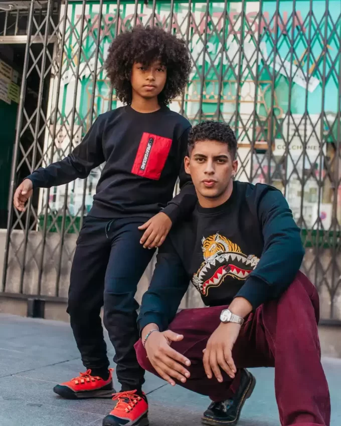 YOUTH TIGER BLACK CREW