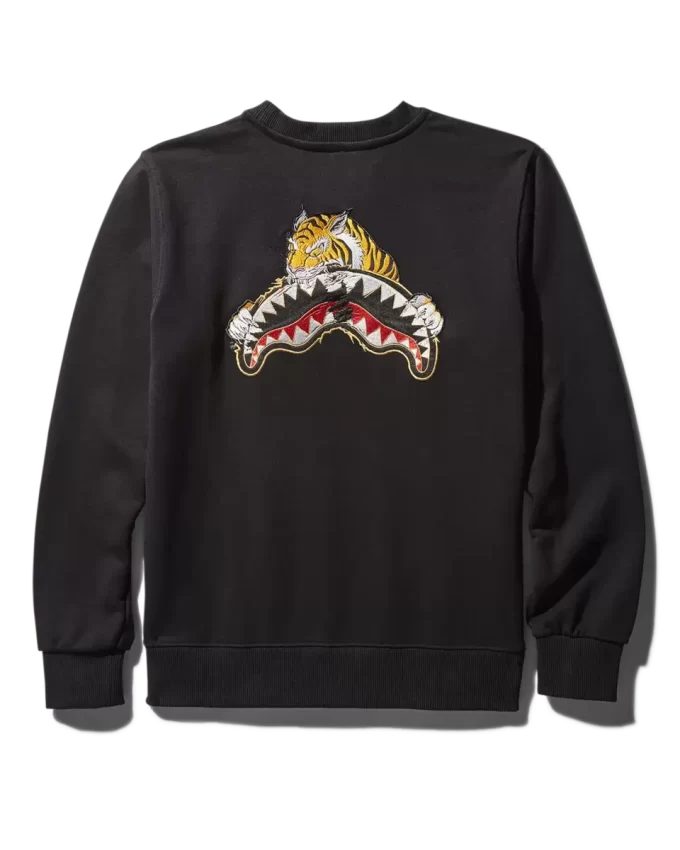 YOUTH TIGER BLACK CREW