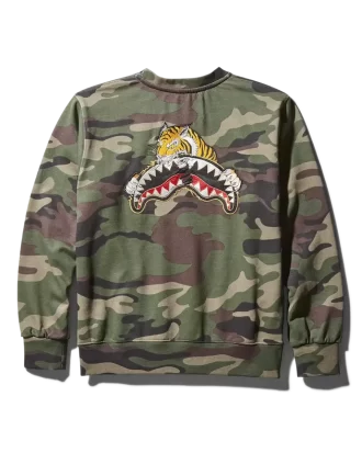 YOUTH TIGER CAMO SWEATER YOUTH TIGER CAMO SWEATER