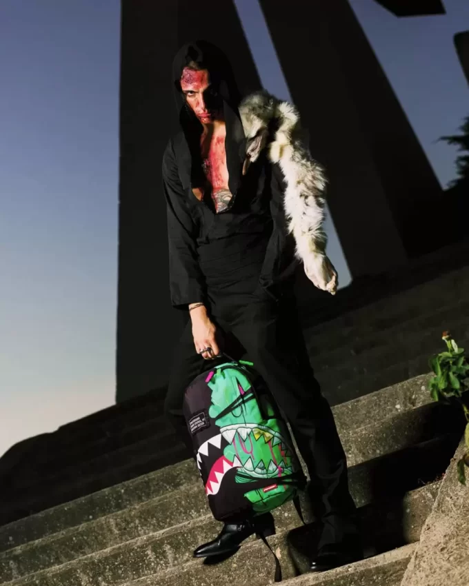 ZOMBIE OOZE SHARK CENTRAL BACKPACK ZOMBIE OOZE SHARK CENTRAL BACKPACK